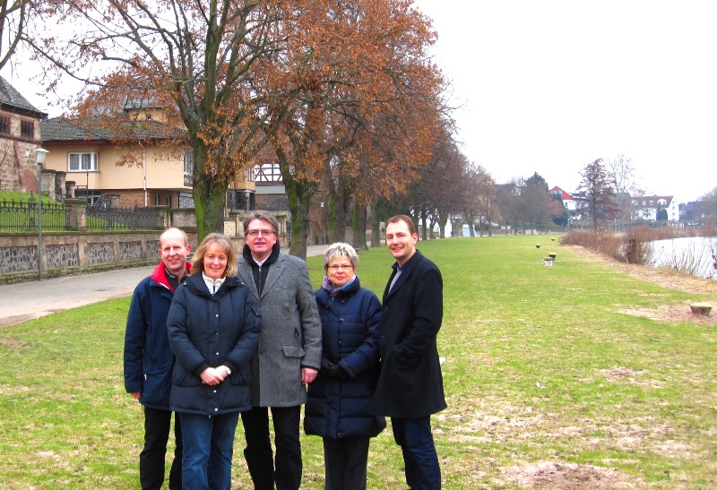 Von links: Frank Grgen, Susanne Parendier, Joachim Stamm, Gertrud Becker, Christopher Gbel