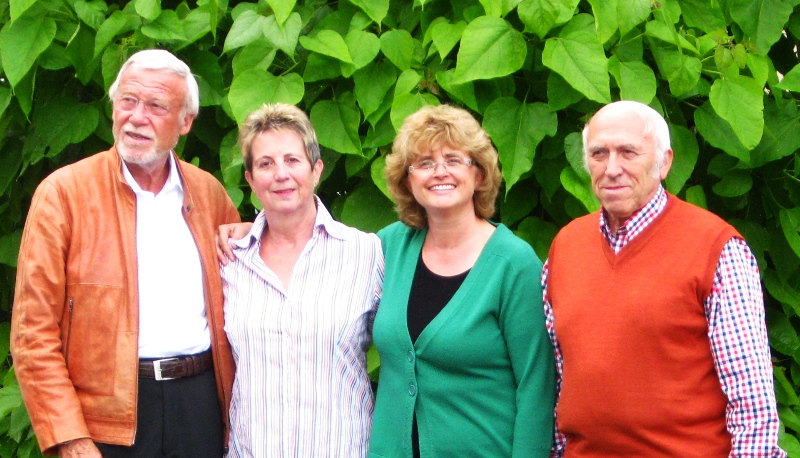 Die CDU-Ortsbeiratsmitglieder (von links): Horst Diesel, Roswitha Gabel, Karin Hog, Hans Burster.